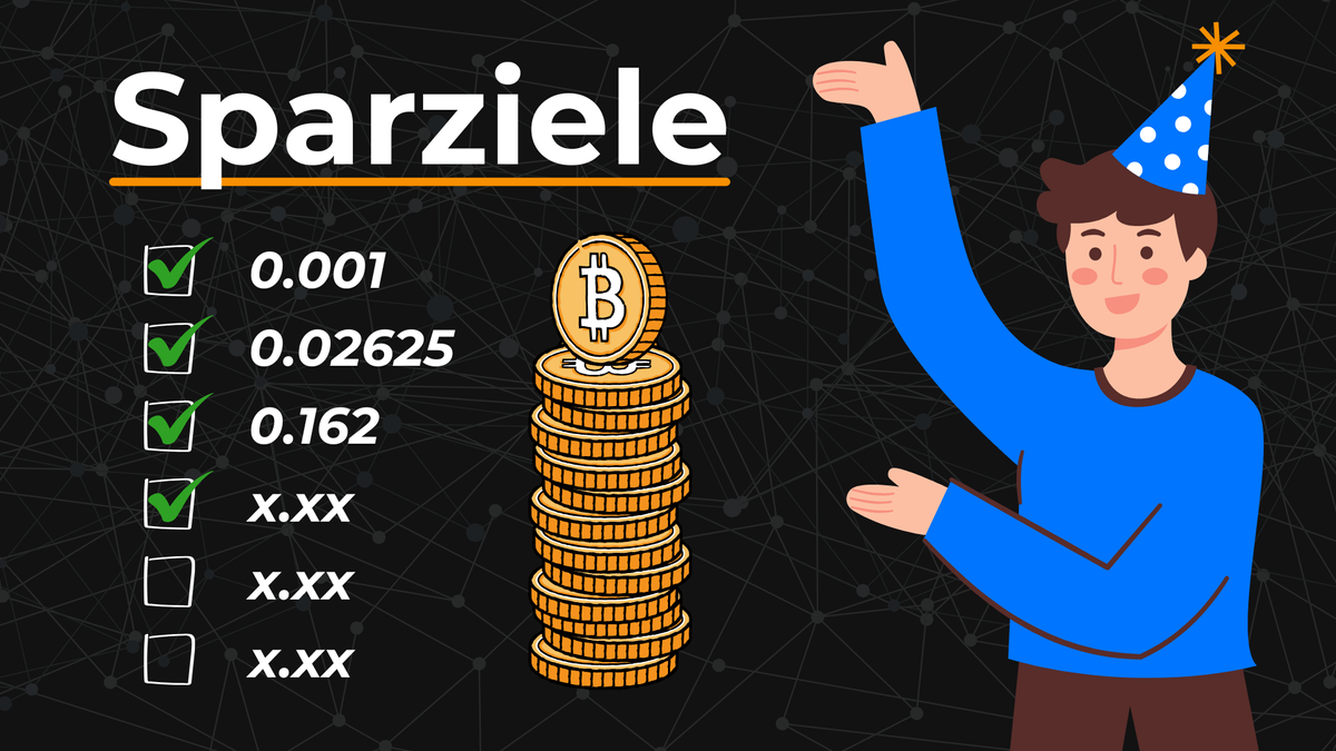 6 Bitcoin-Sparziele, die du feiern solltest