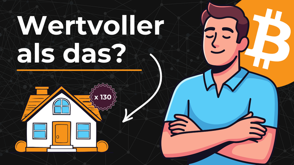 Warum 1 Bitcoin so selten ist wie 130 Immobilien