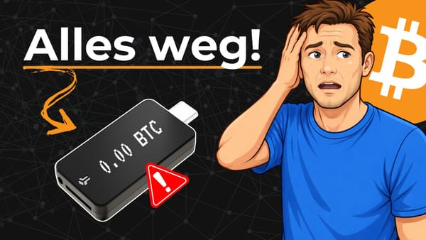 1 Fehler & deine Bitcoin Wallet ist leer - So schützt du dich!